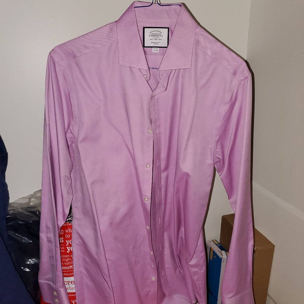 Charles Tyrwhitt Non-Iron Slim Fit Dress Shirt